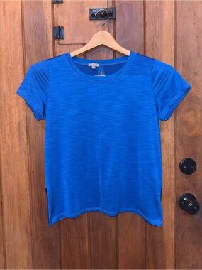 Talbots Women's Crewneck Tee - Blue